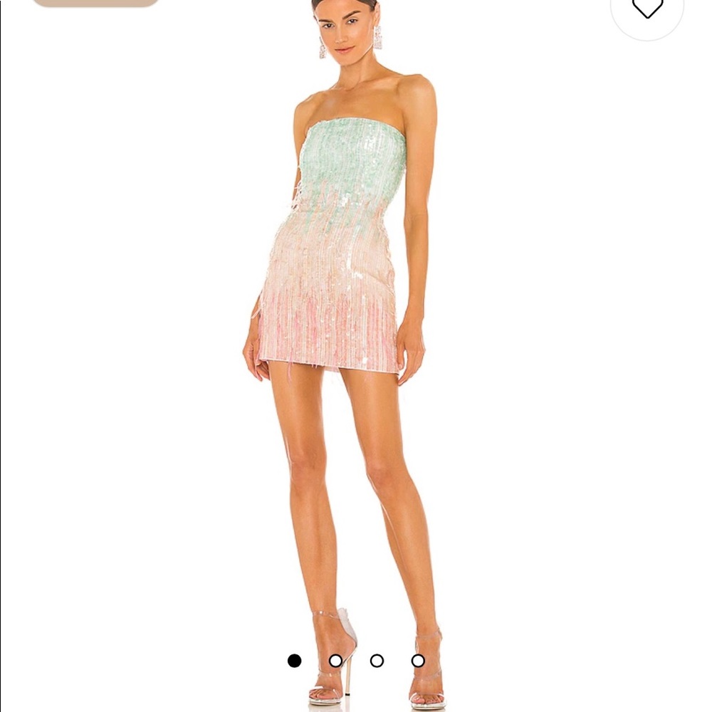 Retrofete Anastasia Mini Dress in Feather
